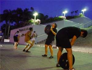 Outdoor WOD: CrossFit Training at Singapore Indoor Stadium!