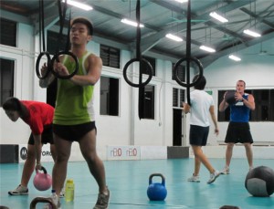CrossFit WOD: Push the van, Sled Pull, Ring Dips! CrossFit WOD: Push the van, Sled Pull, Ring Dips!